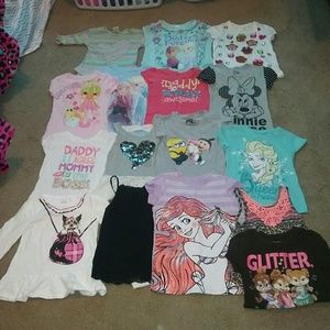 4/5t shirts. Girls.